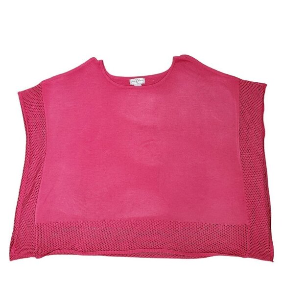 Pink Knit Women's Top with shoulder cutouts - Picture 2 of 9